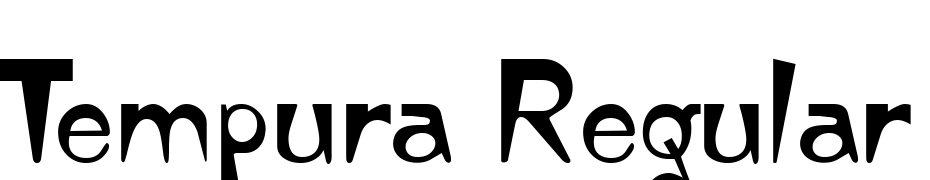 Tempura Regular Fuente Descargar Gratis