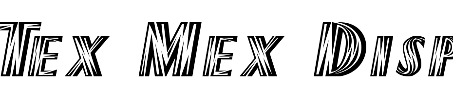 Tex Mex Display SSi Extra Bold Font Download Free
