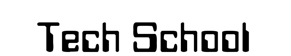 Tech School Font Download Free