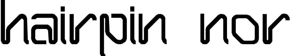 Hairpin Normal Font Download Free