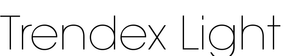 Trendex Light SSi Extra Light Font Download Free