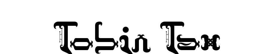 Tobin Tax Font Download Free