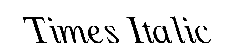 Times Italic Yazı tipi ücretsiz indir