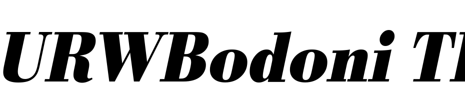 URWBodoni TExt Nar Bold Oblique Font Download Free