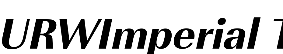 URWImperial TExt Bol Nar Oblique Font Download Free