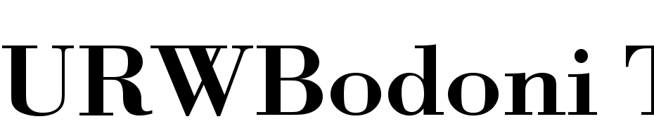 URWBodoni TMed Ext Wid Font Download Free