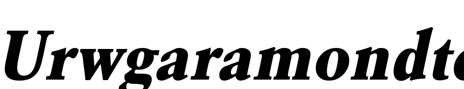 URWGaramond TExt Bol Nar Oblique Font Download Free