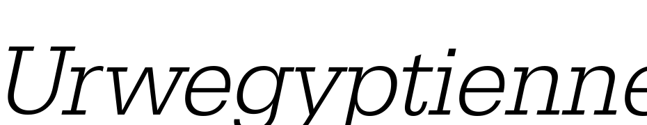 URWEgyptienne TLig Nar Oblique Font Download Free
