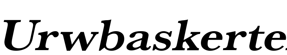 URWBasker TExt Wid Bold Oblique Font Download Free