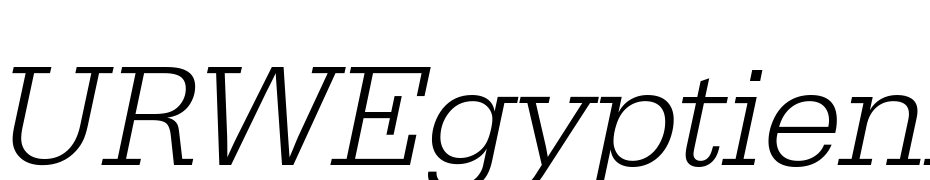 URWEgyptienne TLig Oblique Font Download Free