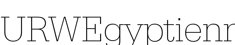 URWEgyptienne TExt Lig Font Download Free