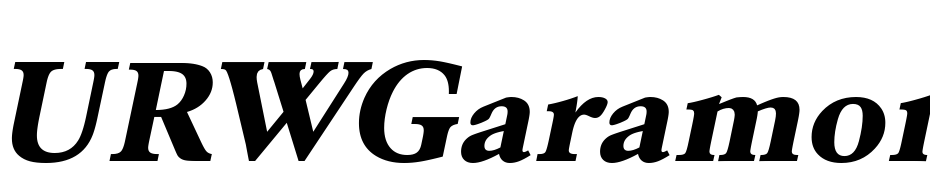URWGaramond TExt Bol Wid Oblique Font Download Free