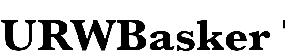 URWBasker TExt Bol Wid Font Download Free