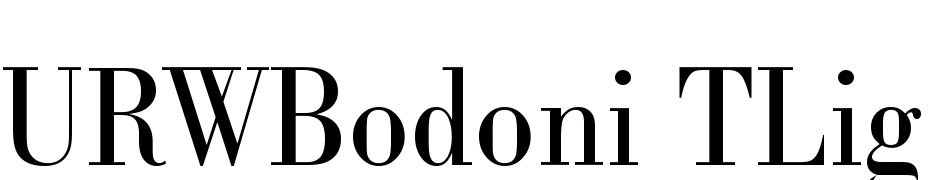 URWBodoni TLig Ext Nar Font Download Free