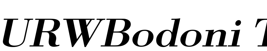 URWBodoni TMed Ext Wid Oblique Font Download Free