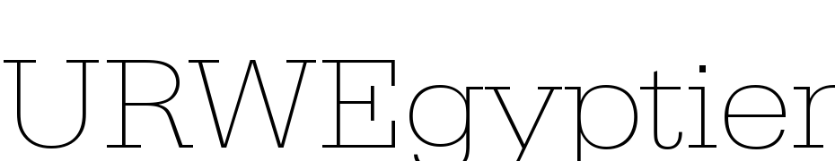 URWEgyptienne TExt Lig Ext Wid Font Download Free