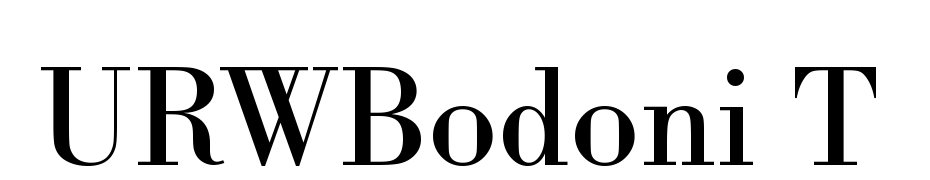 URWBodoni T Font Download Free