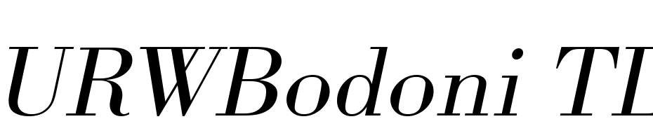 URWBodoni TLig Wid Oblique Font Download Free