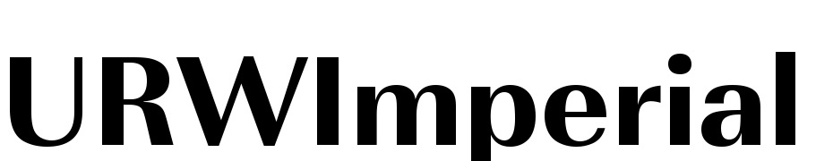 URWImperial TExt Bol Font Download Free