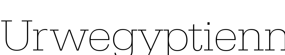 URWEgyptienne TExt Lig Wid Font Download Free