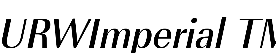 URWImperial TMed Ext Nar Oblique Font Download Free