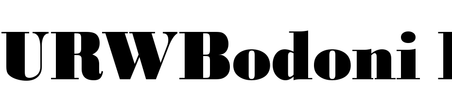 URWBodoni DExt Bol Ext Nar Font Download Free