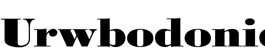 URWBodoni DExt Bol Ext Wid Font Download Free
