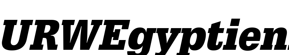 URWEgyptienne TExt Nar Bold Oblique Font Download Free