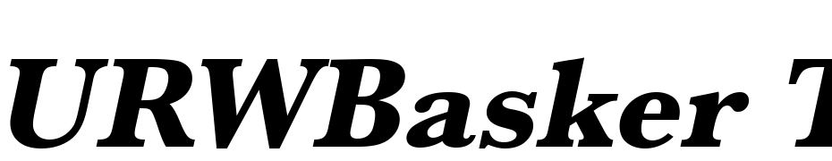 URWBasker TExt Bol Oblique Yazı tipi ücretsiz indir