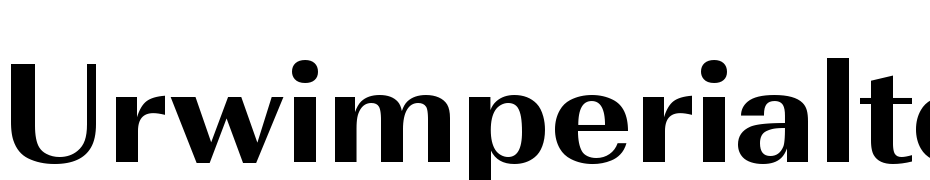 URWImperial TExt Bol Wid Font Download Free