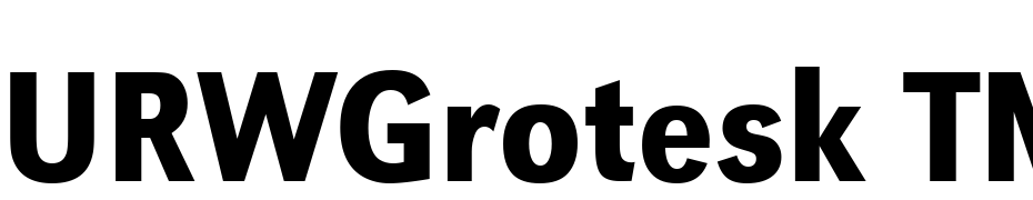 URWGrotesk TMed Ext Nar Font Download Free