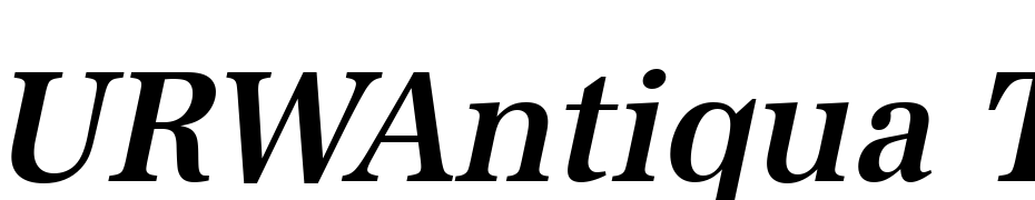 URWAntiqua TMed Ext Nar Oblique Font Download Free