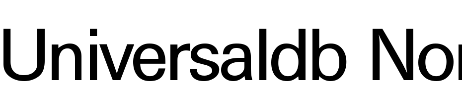 Universal DB Normal Scarica Caratteri Gratis