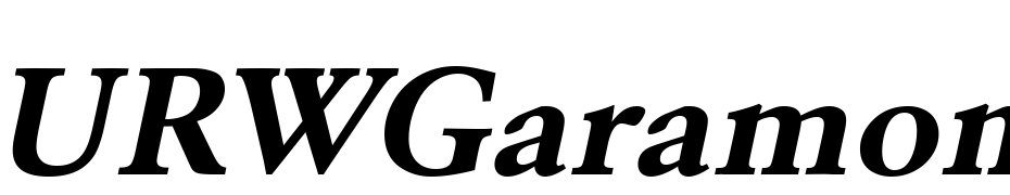 URWGaramond TWid Bold Oblique Font Download Free
