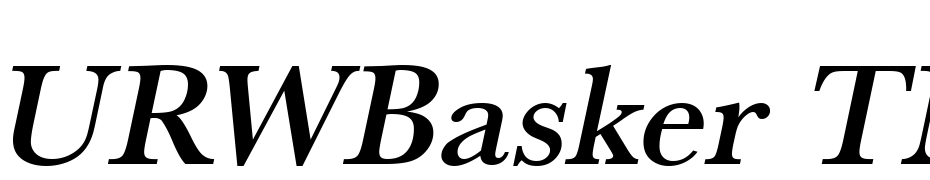 URWBasker TMed Oblique Font Download Free