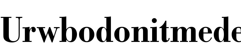URWBodoni TMed Ext Nar Font Download Free