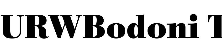 URWBodoni TNar Bold Font Download Free