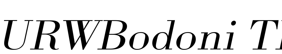 URWBodoni TLig Ext Wid Oblique Font Download Free