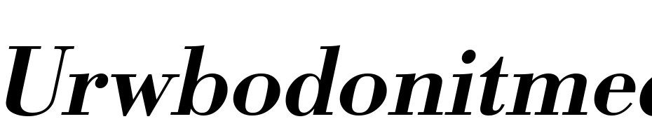 URWBodoni TMed Oblique Font Download Free