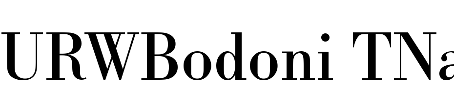 URWBodoni TNar Font Download Free
