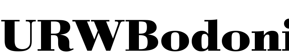 URWBodoni TExt Wid Bold Font Download Free