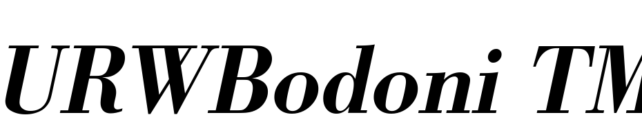 URWBodoni TMed Nar Oblique Font Download Free