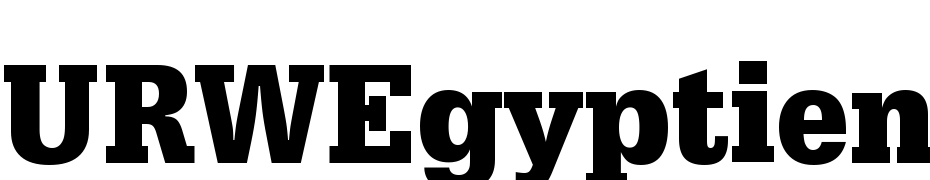 URWEgyptienne TExt Nar Bold Font Download Free
