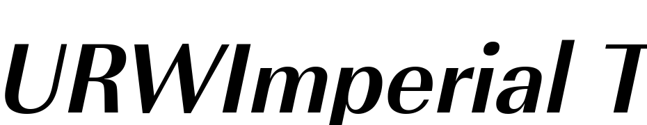 URWImperial TNar Bold Oblique Font Download Free