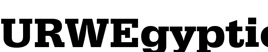URWEgyptienne TWid Bold Font Download Free