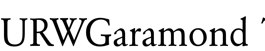 URWGaramond TNar Font Download Free