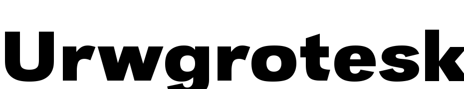URWGrotesk TExt Wid Bold Font Download Free