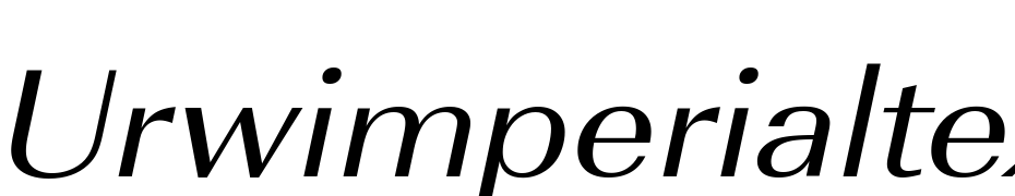 URWImperial TExt Wid Oblique Font Download Free