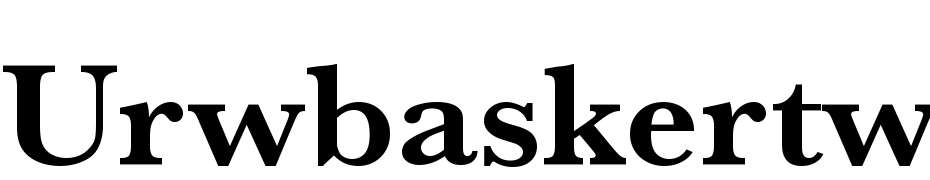 URWBasker TWid Bold Schrift Herunterladen Kostenlos