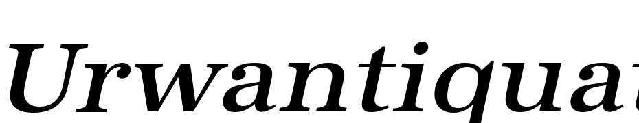 URWAntiqua TMed Wid Oblique Font Download Free